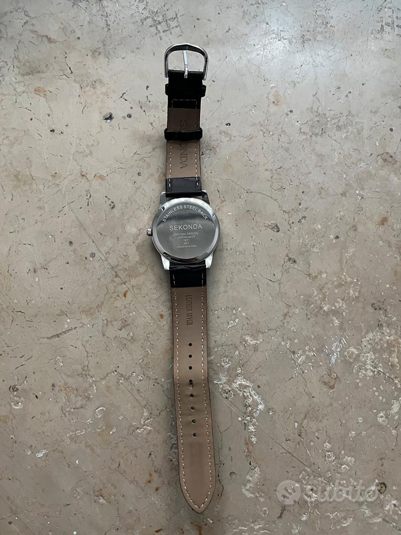 Orologio vintage in pelle classico al quarzo Sekonda - Italia
