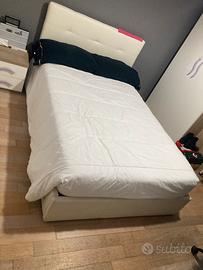 Struttura Letto eco pelle con contenitore