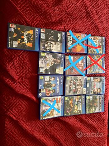VEND0 GIOCHI PS4 A 5 E 10€