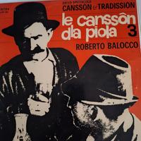 set di 7 vinili LP 33g canti vari Piemonte