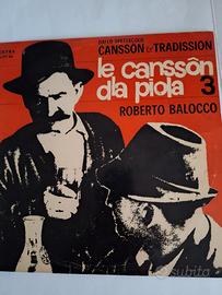 set di 7 vinili LP 33g canti vari Piemonte