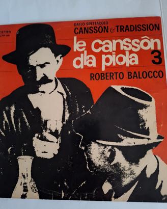 set di 7 vinili LP 33g canti vari Piemonte