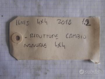 Riduttore 4x4 suzuki ignis 1,2 cc anno 2018