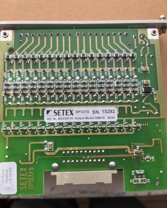 Scheda elettronica SETEX SP127/0