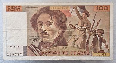 Banconota Francia 100 Franchi 1990