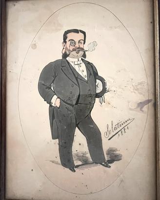Caricatura Solatium 1881