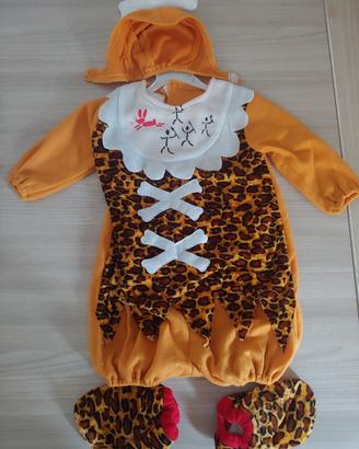 Costume bambini cavernicolo 12-24 mesi
