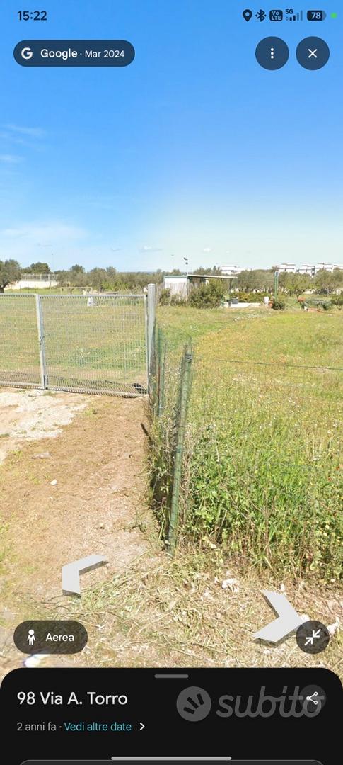 Terreno agricolo 2400 mq con prefabbricato - Vista 2