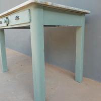 Tavolo anni 50 con marmo