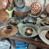 pentole e accessori in rame per osterie agriturism