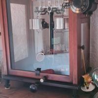 Bilancia da farmacia antica in legno