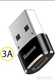 Adattatore Baseus CAAOTG-01 da USB-C a USB-A black