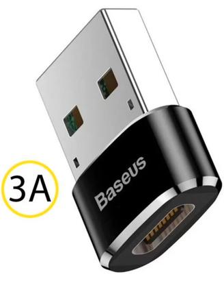 Adattatore Baseus CAAOTG-01 da USB-C a USB-A black