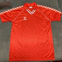 Completo da calcio Hummel rosso/bianco taglia M