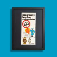 Pubblicità originale poster vintage orologi Bulova
