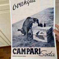 Poster stampa Campari ghepardo A3 ultra HD lusso