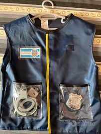 Vestito da Carnevale da polizziotto