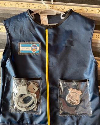 Vestito da Carnevale da polizziotto