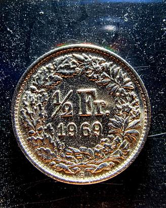 ½ Franco Svizzera 1969 B – Helvetia – Berna