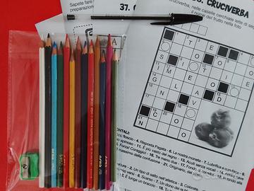 Colori+Temperino+Penna+Giochi educativi 