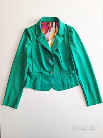 Blazer Cropped - Verde sfiancato - Forever