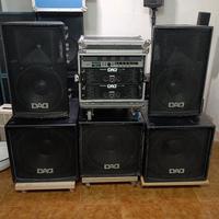 impianto audio professionale 