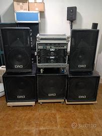 impianto audio professionale 