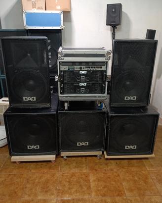 impianto audio professionale 
