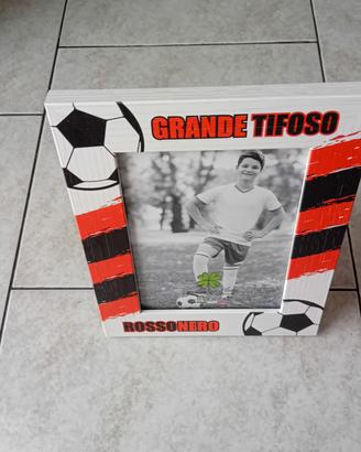 cornice portafoto da appoggio tifoso rossonero 