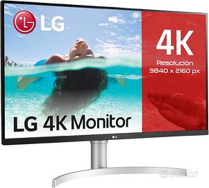 LG Monitor 4K LED IPS HDR 32 pollici