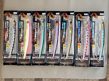 Lotto 7 Long Jerk Savage Gear - pesca spinning