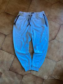 Pantalone tuta bianco uomo