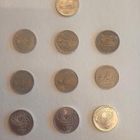 Lotto monete da 1.000 lire e 500 lire argento