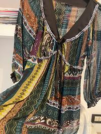 Camicia fantasia con paillettes