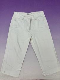 Pantalone pinocchietto bianco taglia 44
