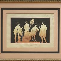 Incisioni di antichi vasi greci (i) - xix secolo