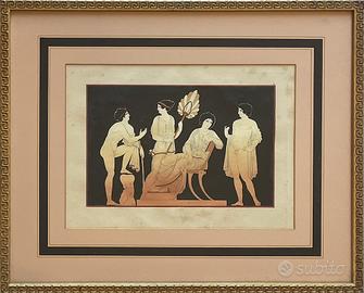 Incisioni di antichi vasi greci (i) - xix secolo