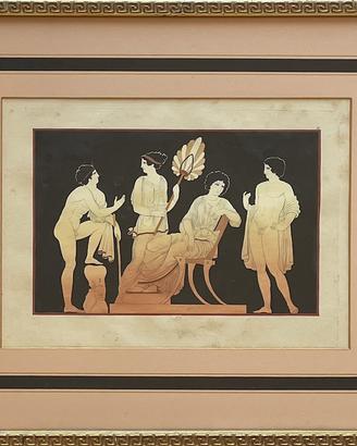 Incisioni di antichi vasi greci (i) - xix secolo