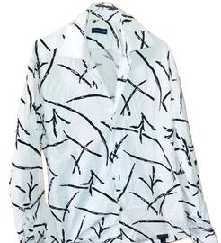 Camicia uomo con disegni geometri di Emporio Kappa