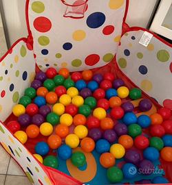 Box con palline w pallacanestro bambini