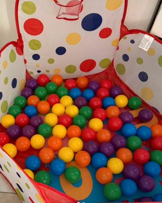 Box con palline w pallacanestro bambini