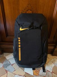 Zaino nike elite hoops backpack 32 L nero e oro