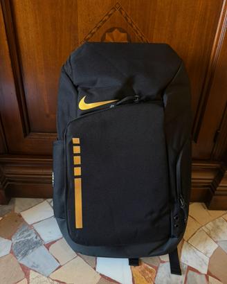 Zaino nike elite hoops backpack 32 L nero e oro