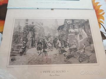 Stampe (riproduzioni) con vari soggetti