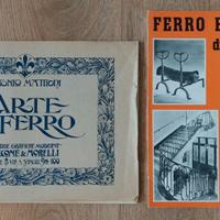 L'arte del ferro - ferro battuto - riviste vintage