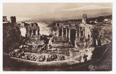 Cartolina mini di Taormina.14 - Teatro Greco
