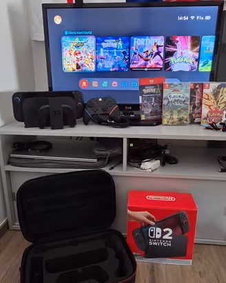 Nintendo switch 2 + accessori + giochi