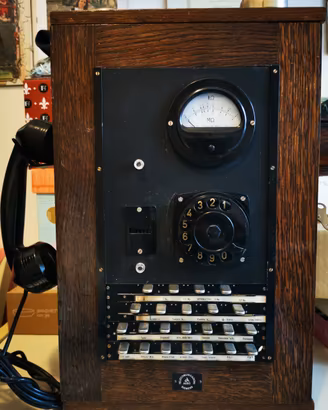 Telefono Vintage Siemens Italtel in Legno