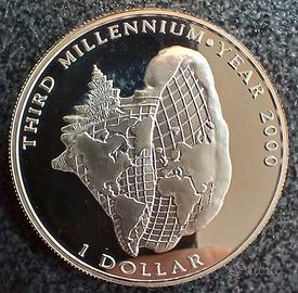 1 dollaro 1996 proof delle bahamas