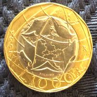 Moneta 1000 Lire 1997 Errore dì conio
